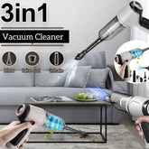 3-in-1 Portable Wireless Vacuum Cleaner AS 228 – Handheld, Powerful Suction for Car, Home, Office & Everyday Quick Cleaning