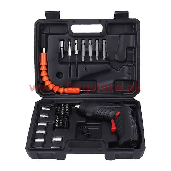 Premium Quality 47-in-1 Rechargeable Electric Screwdriver Set – Chrome Vanadium Steel Precision Tool Kit